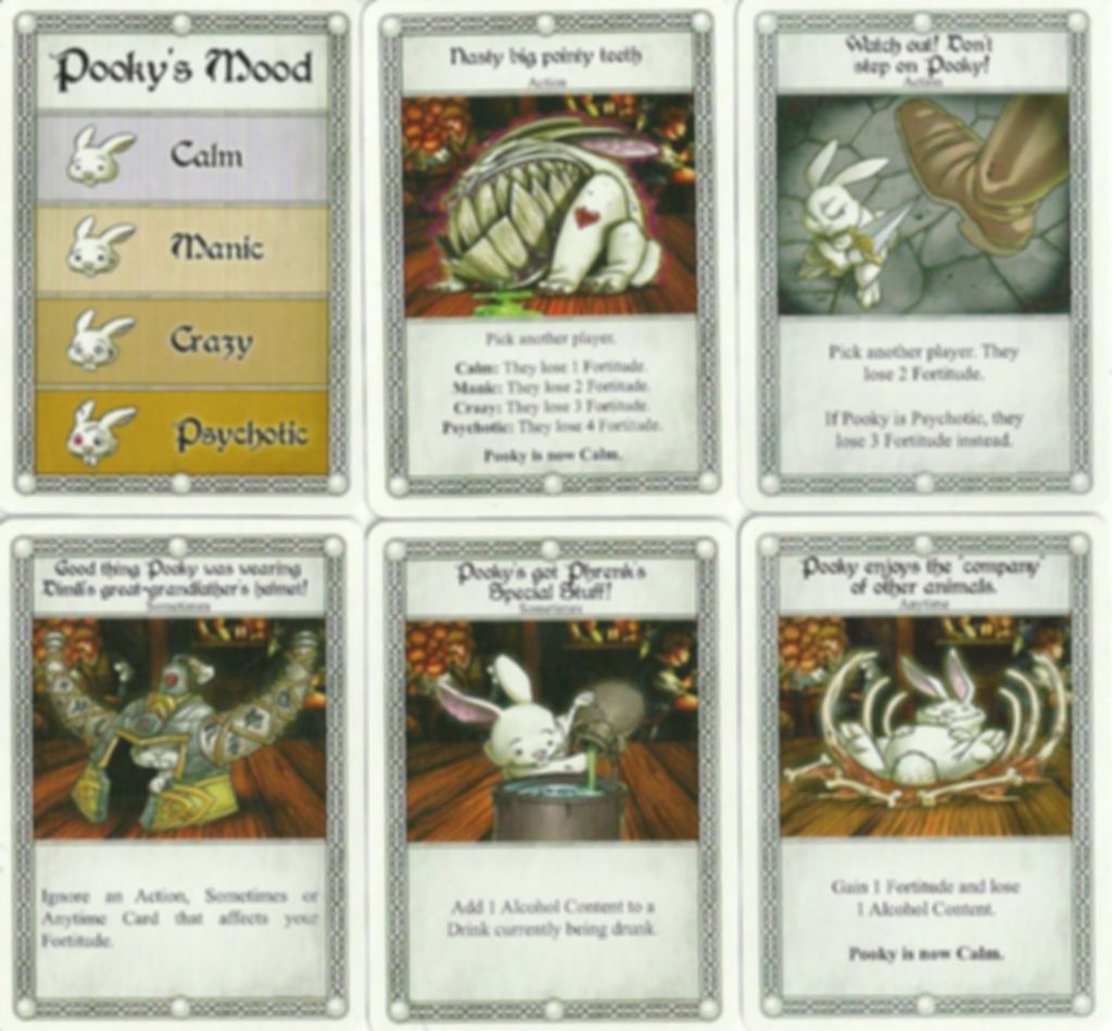The Red Dragon Inn: Allies - Pooky cartes