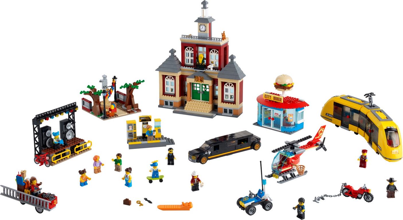 LEGO® City Stadtplatz komponenten