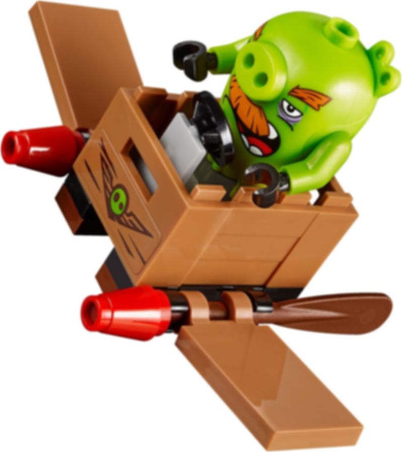 LEGO® Angry Birds Castillo del rey cerdo jugabilidad