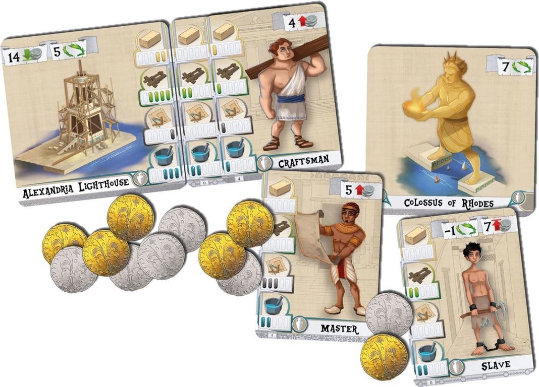 The Builders: Antiquity componenten