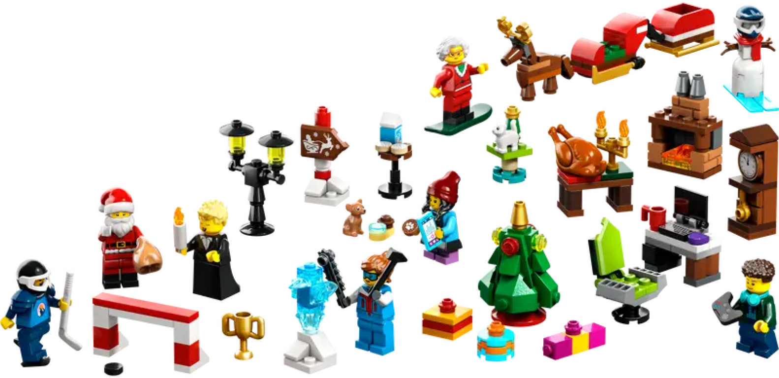 LEGO® City Advent Calendar 2023 components