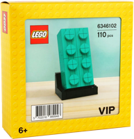 Buildable 2x4 Teal Brick