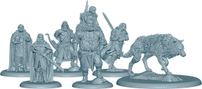 A Song of Ice & Fire: Tabletop Miniatures Game – Stark Heroes I miniature