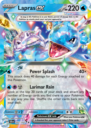 Pokémon TCG: Scarlet & Violet - Stellar Crown Booster Bundle (18 Booster Packs) Lapras card