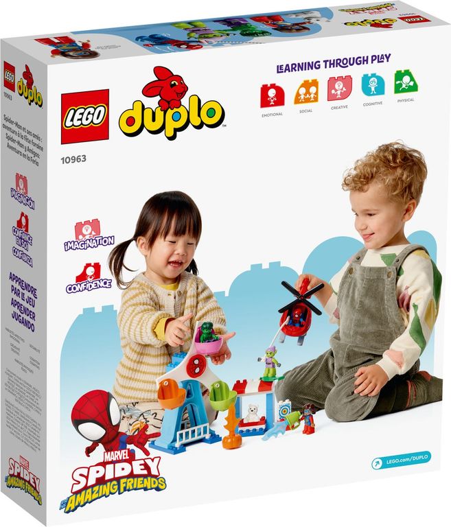LEGO® DUPLO® Spider-Man & Friends: Funfair Adventure back of the box