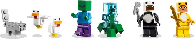 LEGO® Minecraft The Modern Treehouse minifigures