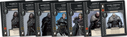 A Song of Ice & Fire: Tabletop Miniatures Game – Night's Watch Heroes I cards