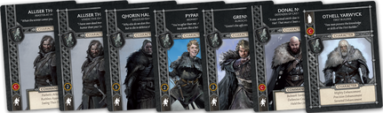 A Song of Ice & Fire: Tabletop Miniatures Game – Night's Watch Heroes I cartes