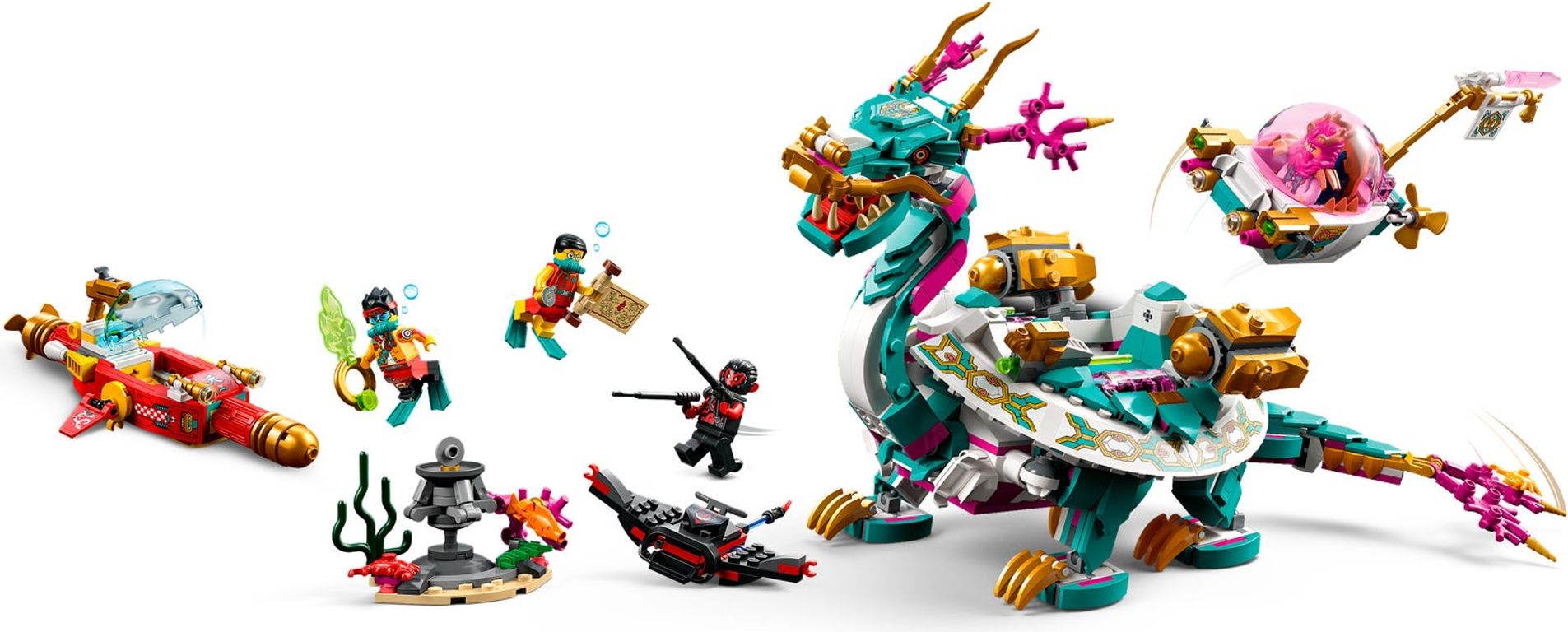 LEGO® Monkie Kid Drache des Ostens spielablauf