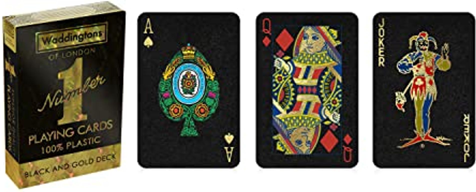 Playing Cards - Black and Gold box