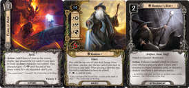 The Lord of the Rings: The Card Game - The Road Darkens cards