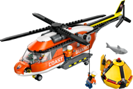 LEGO® City Coast Guard Helicopter components