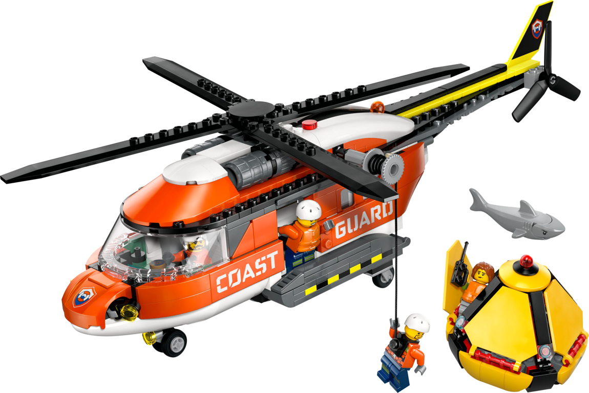 LEGO® City Coast Guard Helicopter components