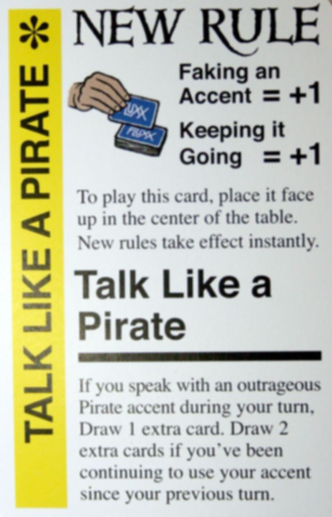 Pirate Fluxx carte
