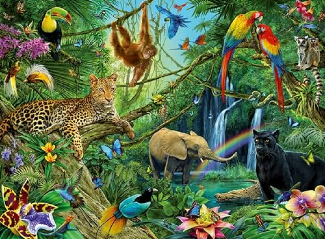 Dieren in de jungle