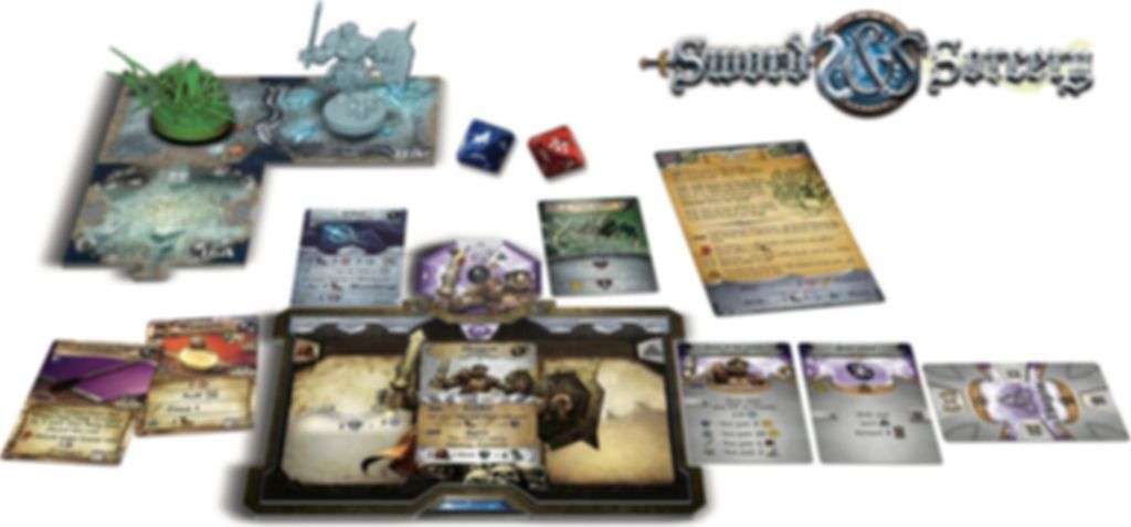 Sword & Sorcery: Ancient Chronicles components