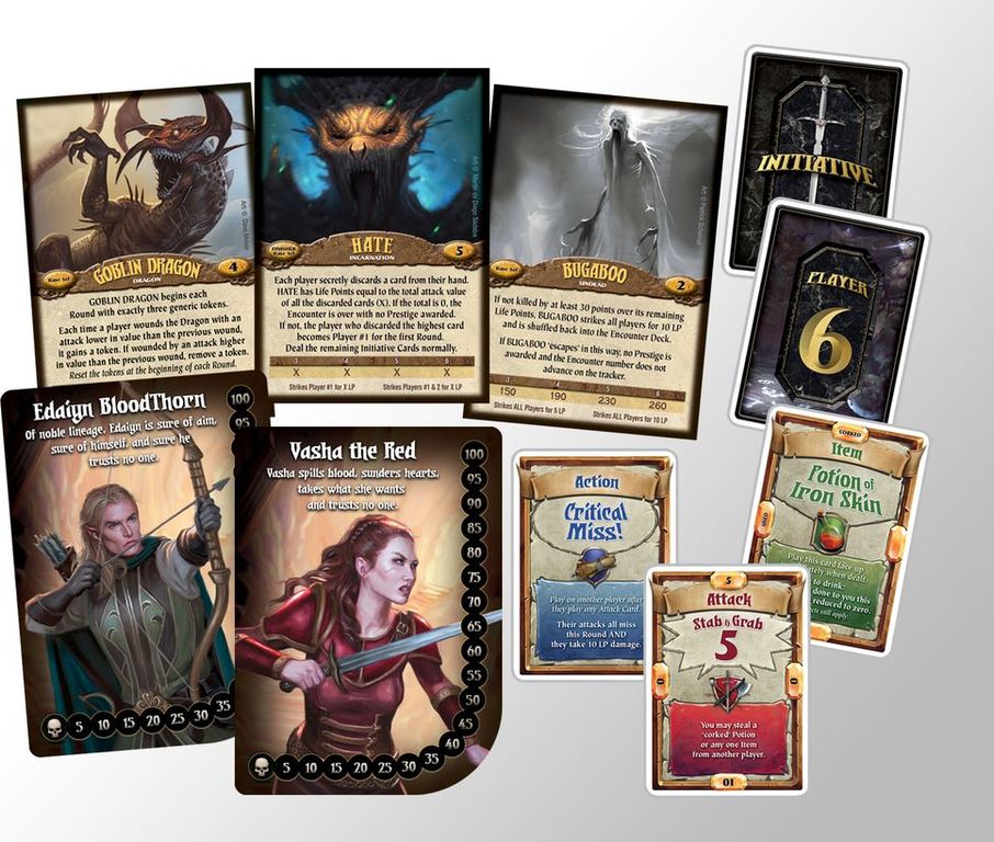 Cutthroat Caverns: Anniversary Edition cartes