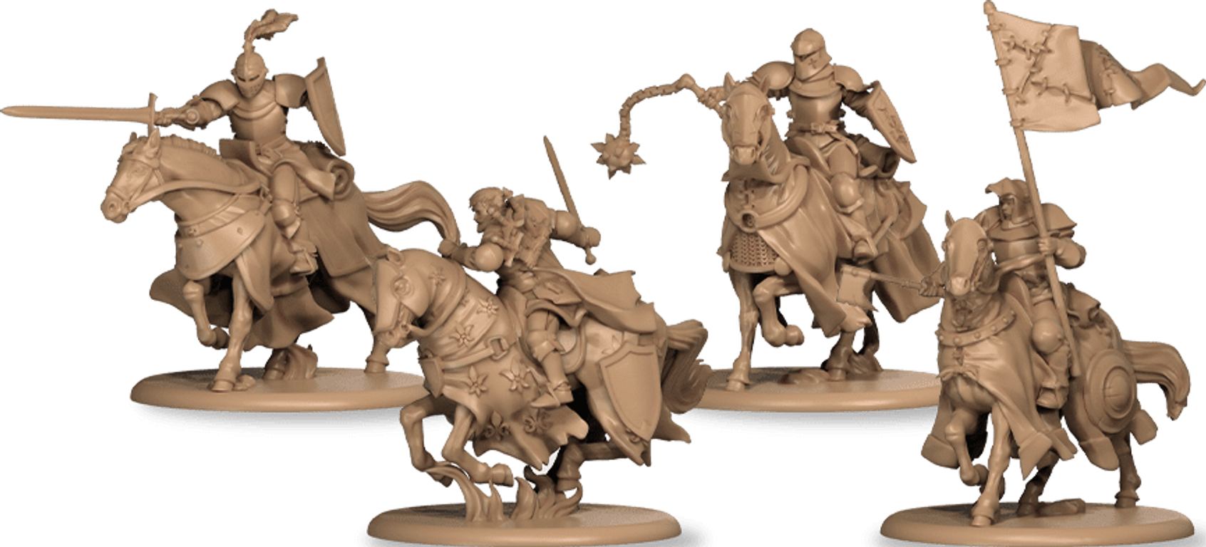 A Song of Ice & Fire: Tabletop Miniatures Game – Brotherhood without Banners: Sworn Knights miniature