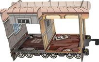 Colt Express: Marshal & Prisoners components