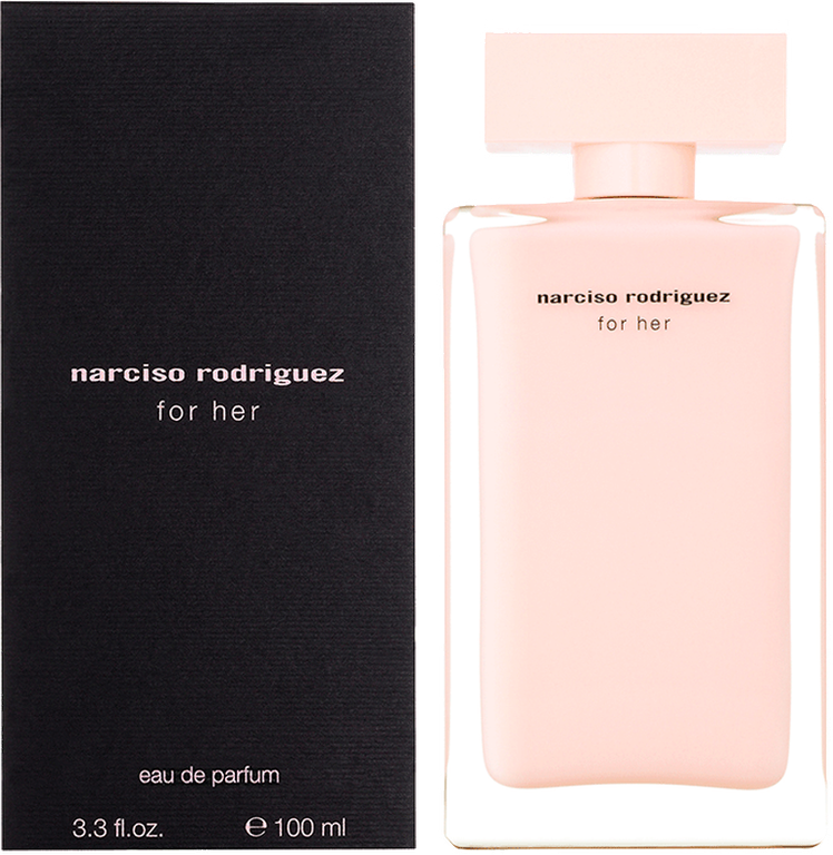 Narciso Rodriguez for her Eau de parfum box