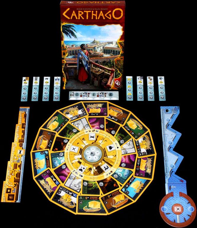 Carthago: Merchants & Guilds componenti