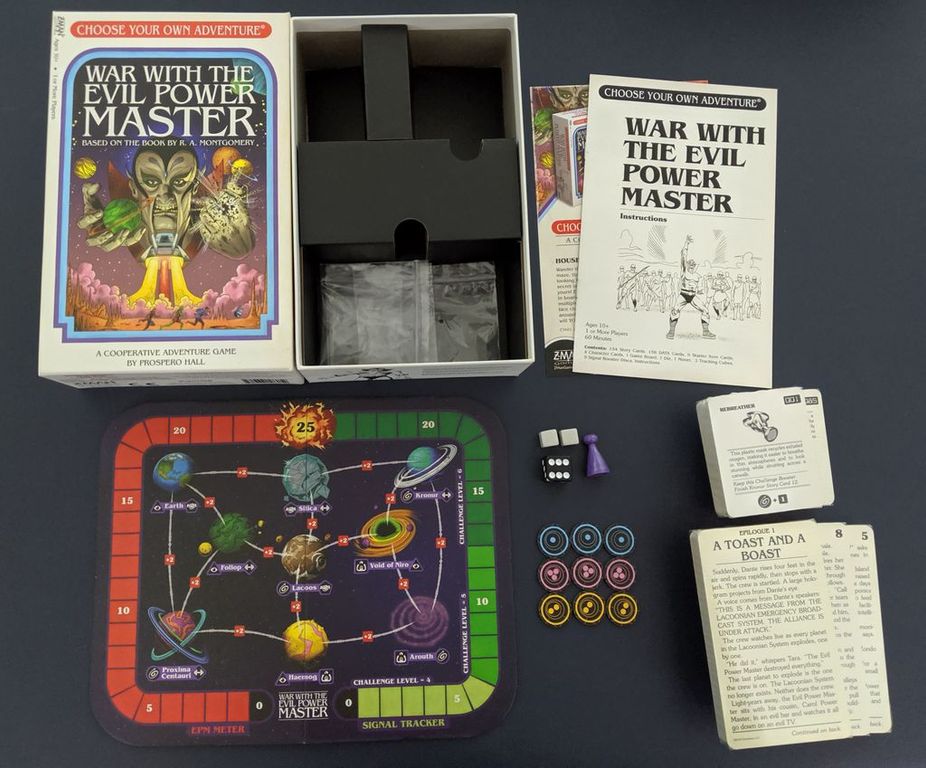 Choose Your Own Adventure: War with the Evil Power Master partes