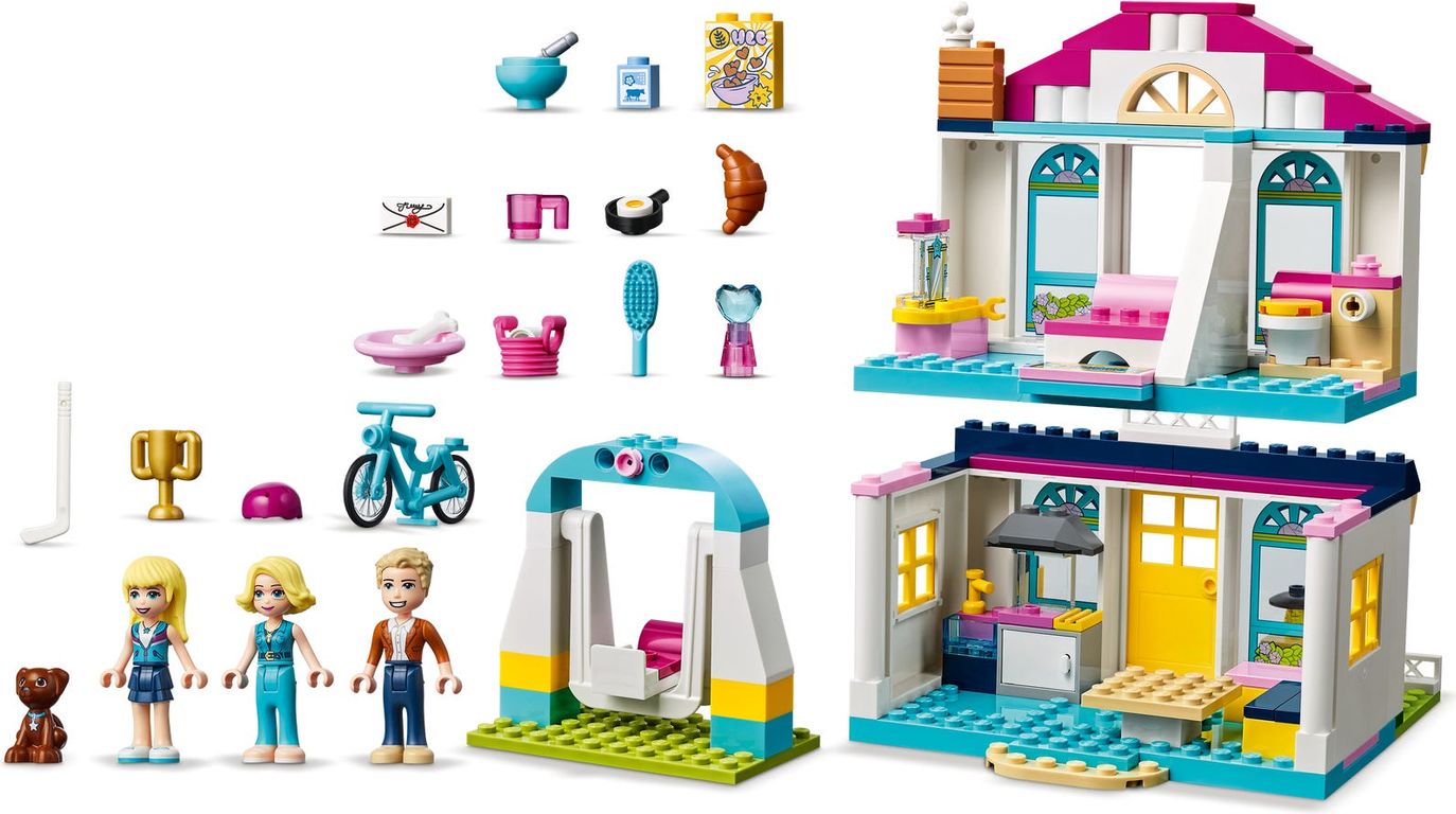 LEGO® Friends La maison de Stéphanie composants