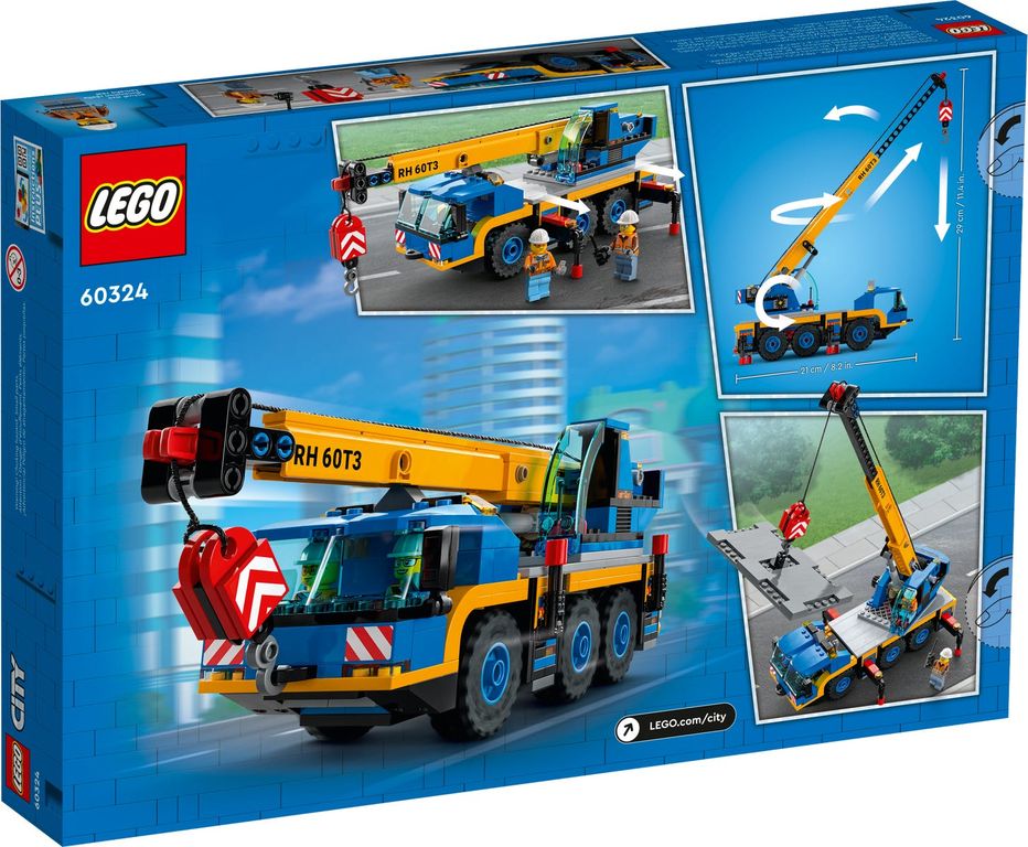 LEGO® City Mobile Crane back of the box