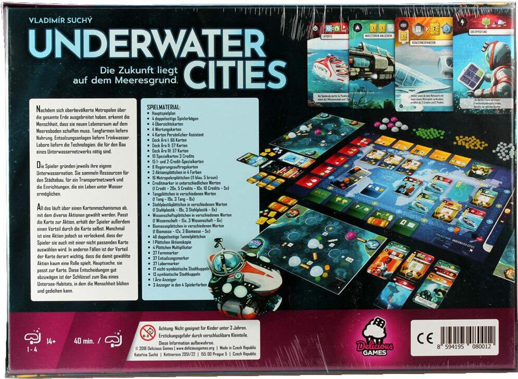 Underwater Cities rückseite der box