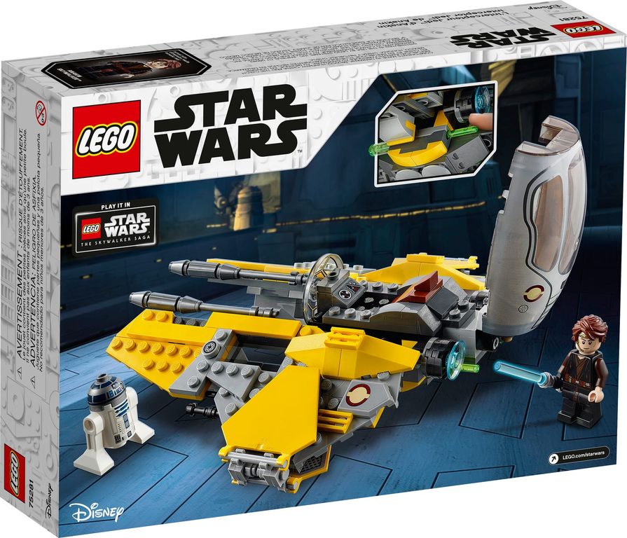 LEGO® Star Wars L'intercepteur Jedi™ d'Anakin dos de la boîte