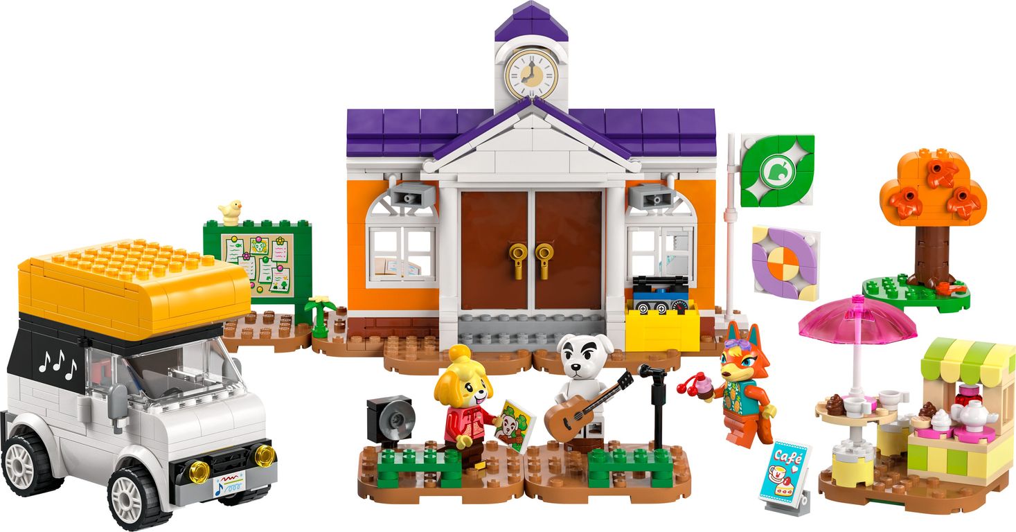 LEGO® Animal Crossing Concierto de Totakeke en la plaza partes