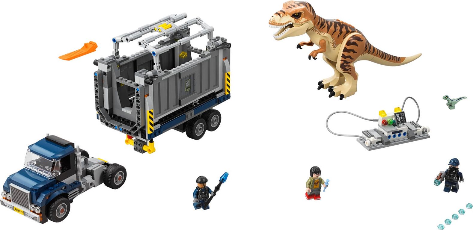 LEGO® Jurassic World T. rex Transport komponenten