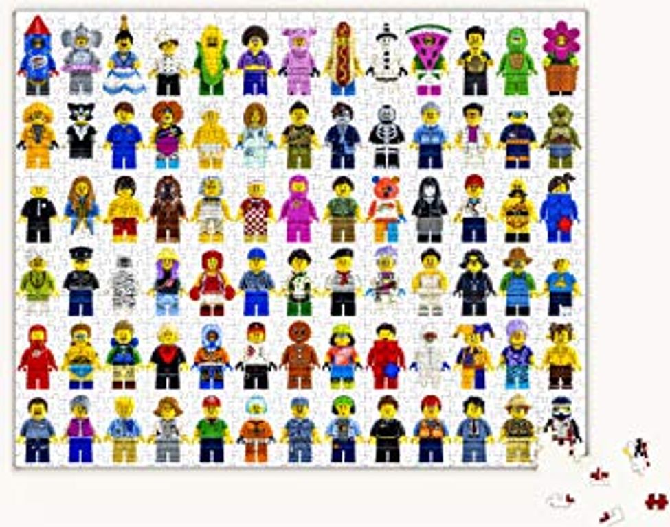 Lego Minifigure Puzzle