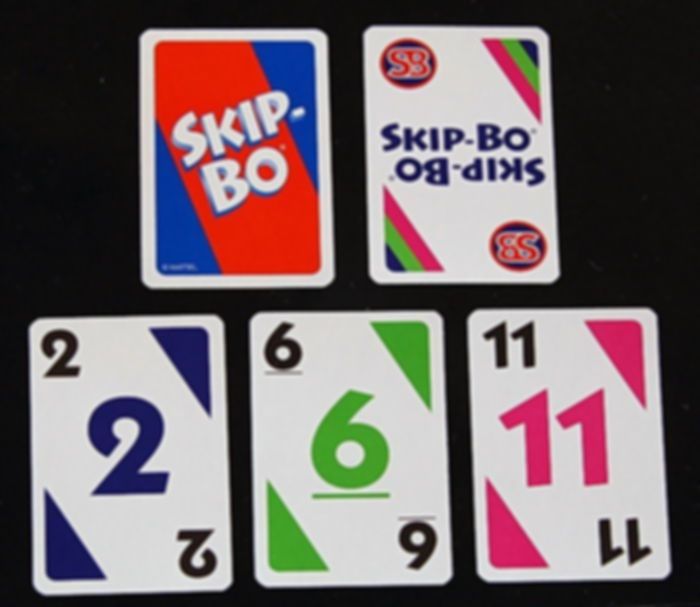 Skip-Bo kaarten