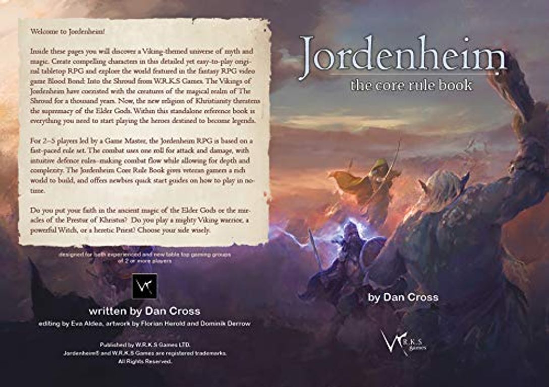 Jordenheim: the core rule book scatola