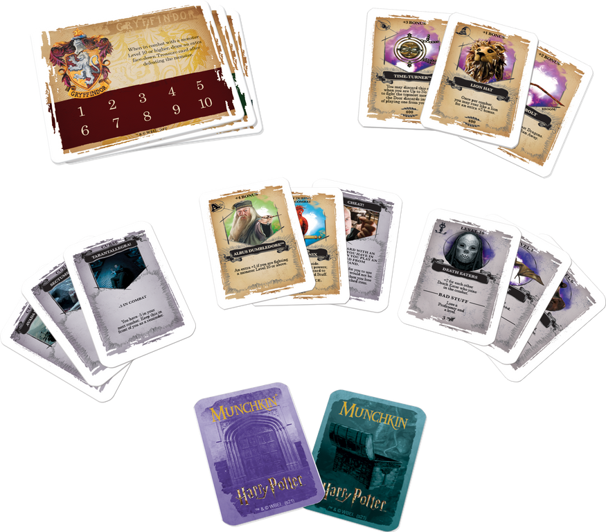 Munchkin Harry Potter cards