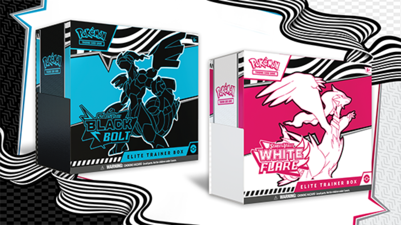 Pokémon TCG: Scarlet & Violet - Black Bolt/White Flare Elite Trainer Box