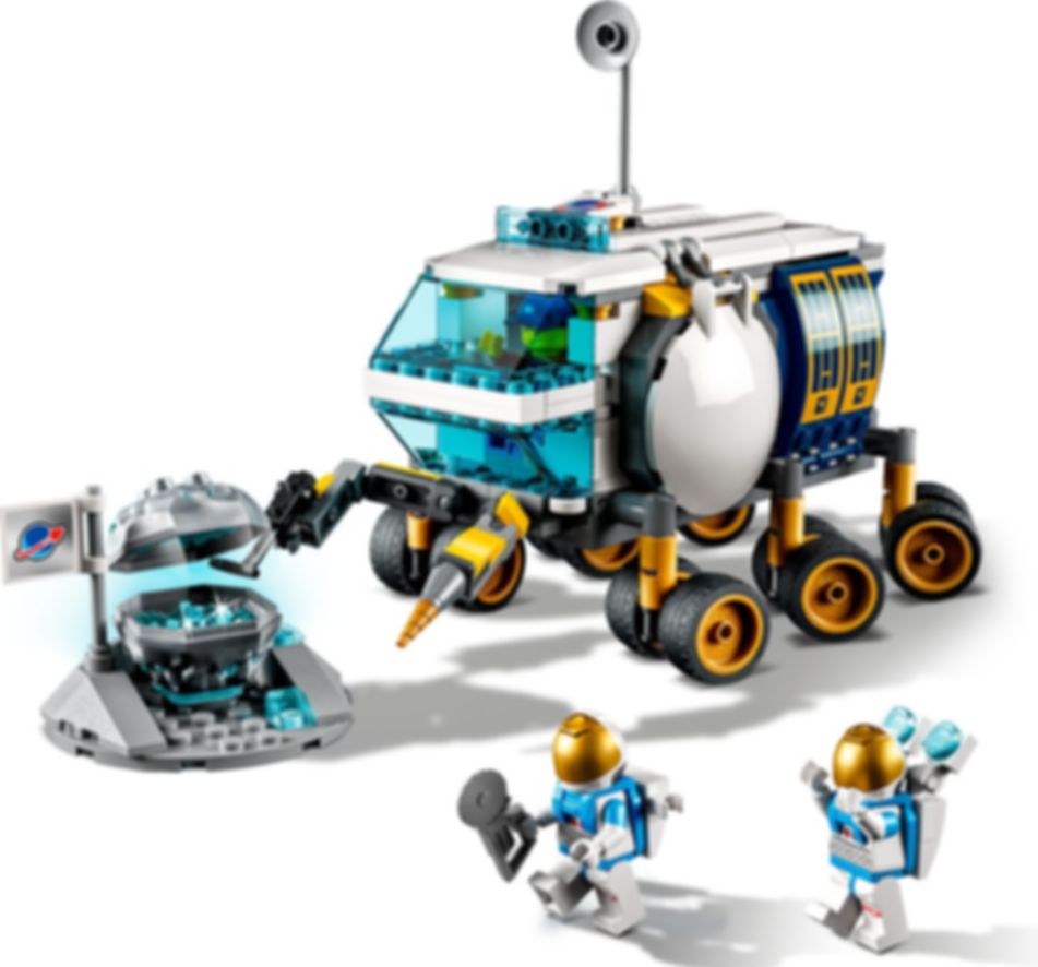 LEGO® City Vehículo de Exploración Lunar jugabilidad