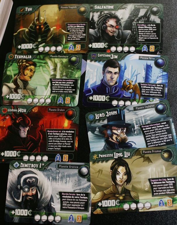 Titanium Wars cartes