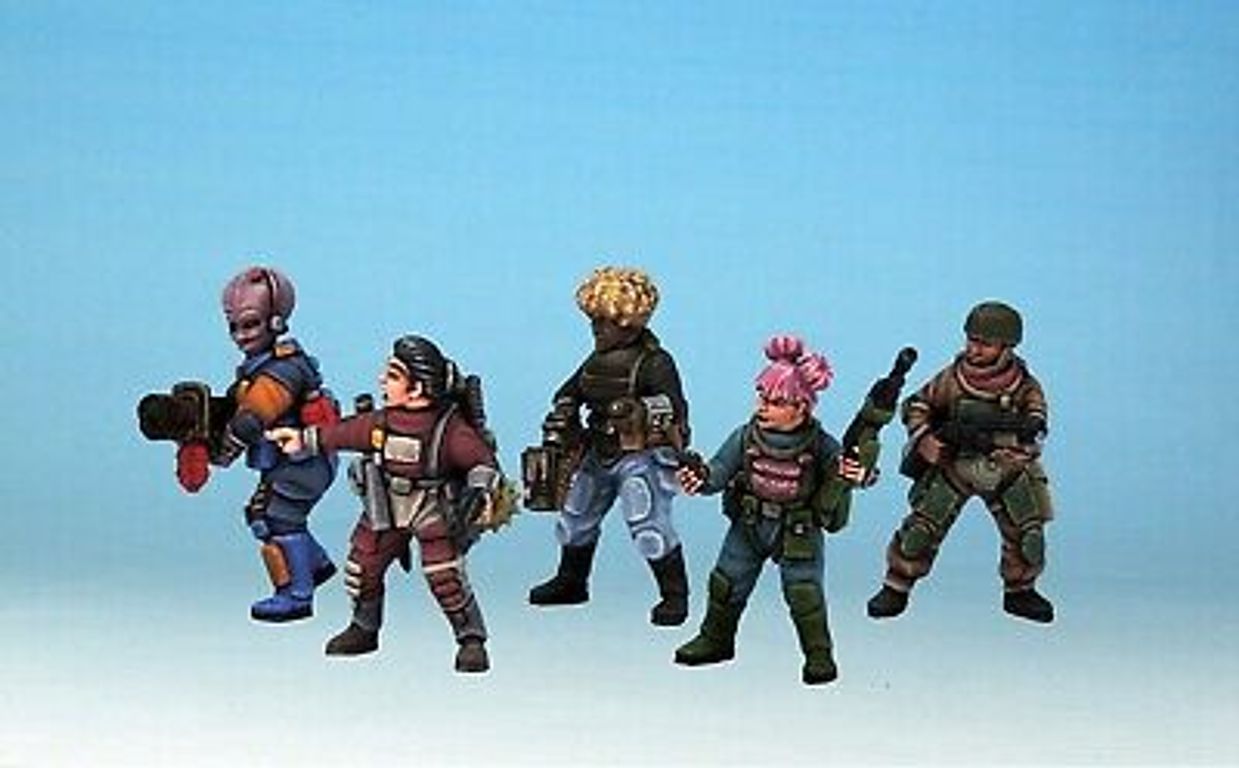 Stargrave Mercenaries II miniatures