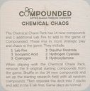Compounded: Chemical Chaos parte posterior de la caja