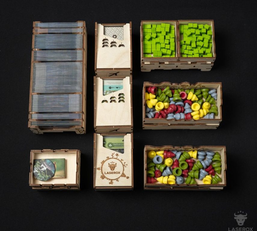 Earth: Laserox Organizer components