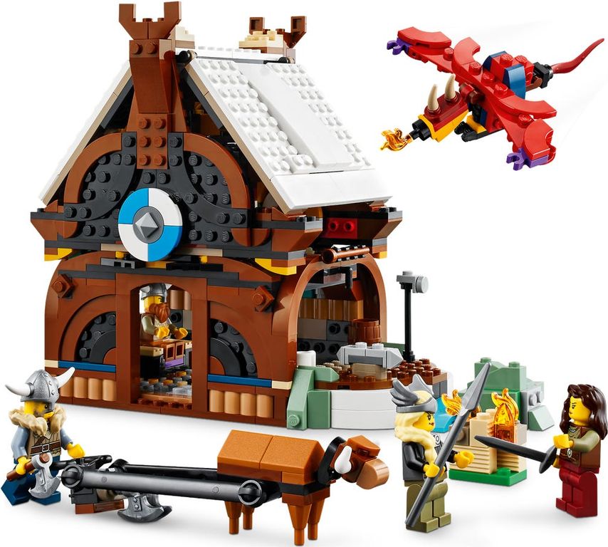 LEGO® Creator Barco Vikingo y Serpiente Midgard alternativa