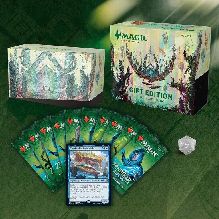 Magic: The Gathering - Zendikar Rising Gift Bundle componenten