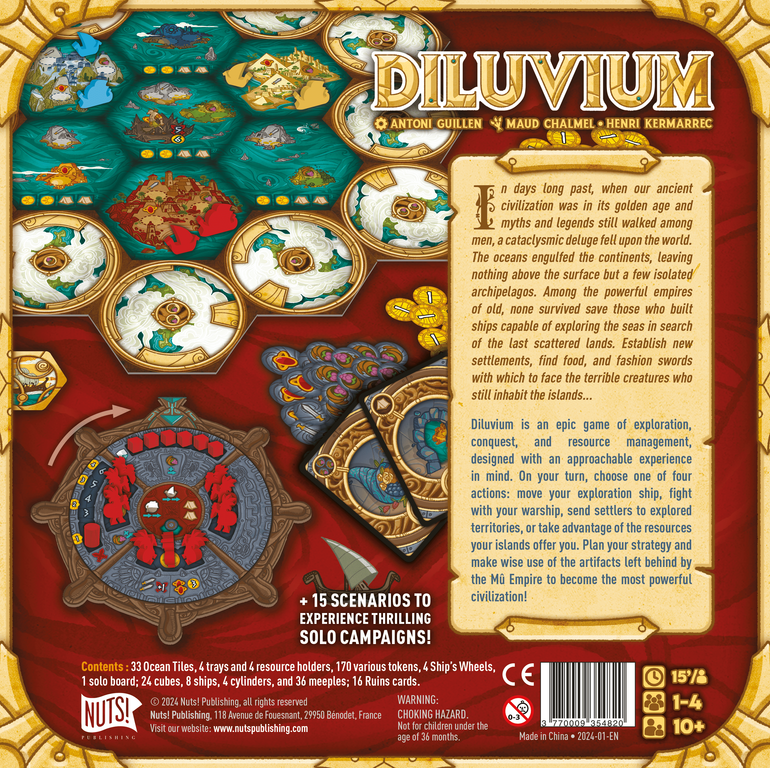 Diluvium back of the box