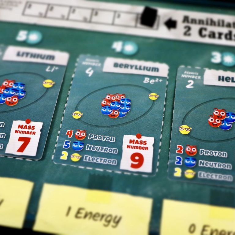 Subatomic: An Atom Building Game cards