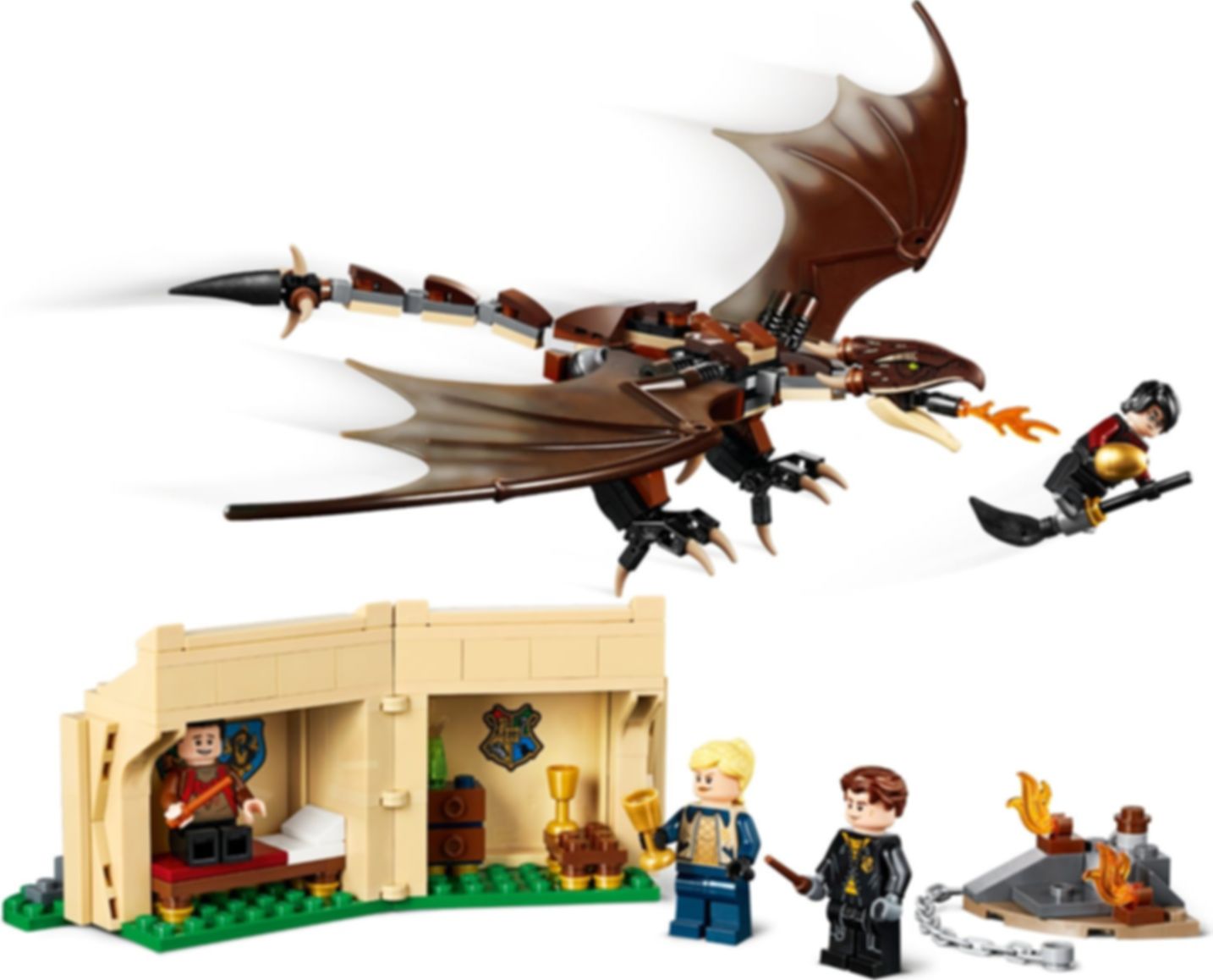 LEGO® Harry Potter™ Das Trimagische Turnier: der ungarische Hornschwanz spielablauf