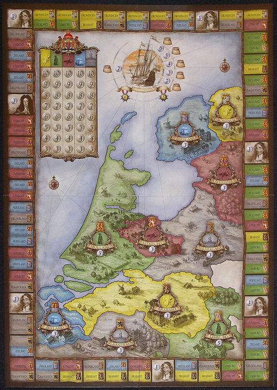 The Dutch Golden Age game board