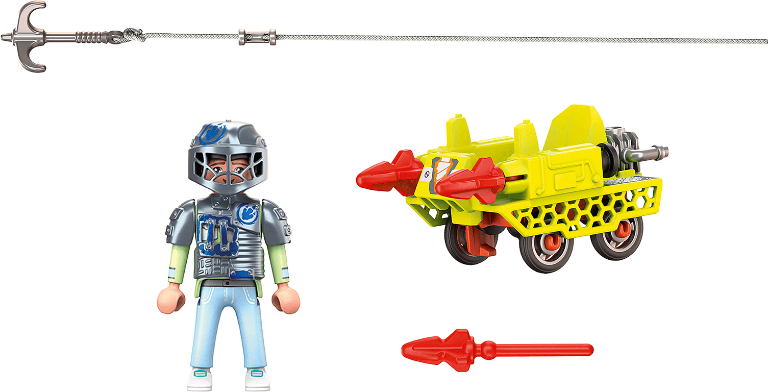 Playmobil® Dino Rise Mine Cruiser components