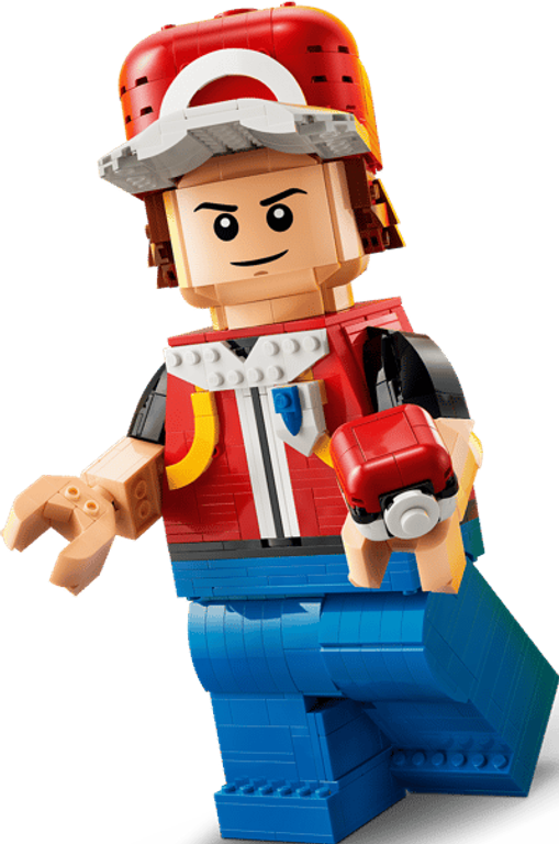 LEGO® Pokémon™ Up-Scaled Red Minifigure